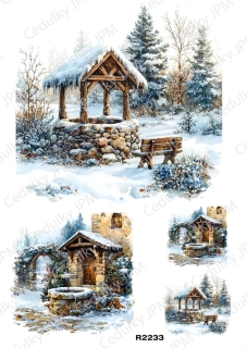 Rýžový a Soft papír A4 pro decoupage- R02233