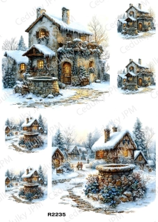 Rýžový a Soft papír A4 pro decoupage- R02235