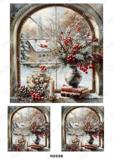 Rýžový a Soft papír A4 pro decoupage- R02239