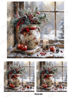 Rýžový a Soft papír A4 pro decoupage- R02240