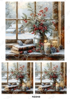 Rýžový a Soft  papír  A4 pro decoupage- R02243