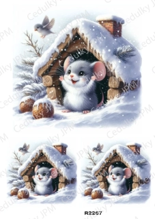 Rýžový a Soft  papír  A4 pro decoupage- R02267