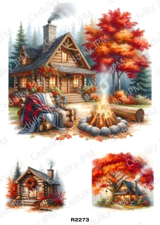 Rýžový a Soft papír A4 pro decoupage- R02273
