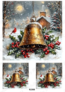 Rýžový a Soft papír A4 pro decoupage- R02308