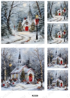 Rýžový a Soft papír A4 pro decoupage- R02320