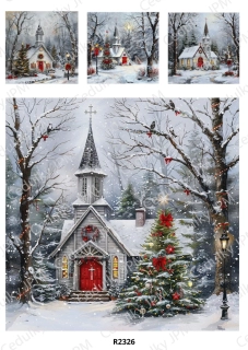 Rýžový a Soft papír A4 pro decoupage- R02326
