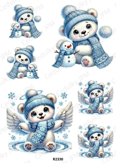 Rýžový a Soft papír A4 pro decoupage- R02330