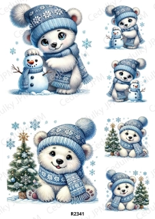 Rýžový a Soft papír A4 pro decoupage- R02341