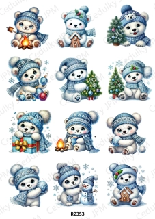 Rýžový a Soft papír A4 pro decoupage- R02353