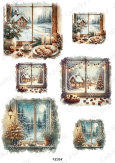 Rýžový a Soft papír A4 pro decoupage- R02367