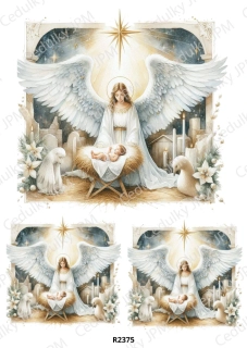 Rýžový a Soft papír A4 pro decoupage- R02375