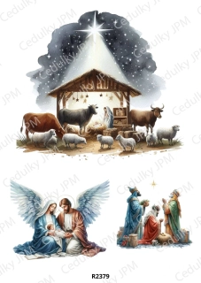 Rýžový a Soft papír A4 pro decoupage- R02379