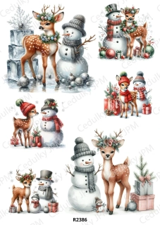 Rýžový a Soft  papír  A4 pro decoupage- R02386