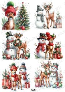 Rýžový a Soft  papír  A4 pro decoupage- R02387