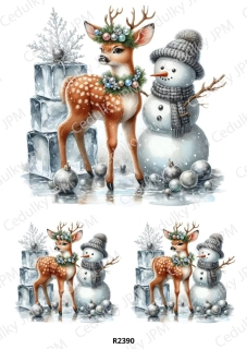 Rýžový a Soft  papír  A4 pro decoupage- R02390