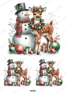 Rýžový a Soft  papír  A4 pro decoupage- R02391