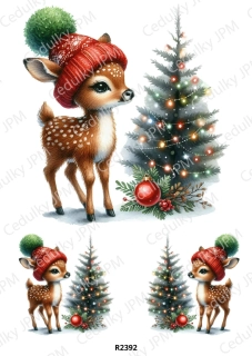 Rýžový a Soft  papír  A4 pro decoupage- R02392