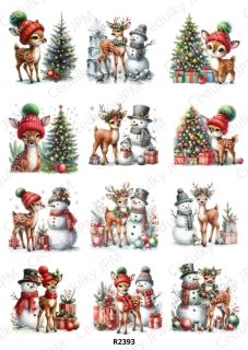 Rýžový a Soft  papír  A4 pro decoupage- R02393