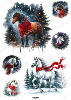 Rýžový a Soft papír A4 pro decoupage- R02399
