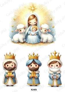 Rýžový a Soft  papír  A4 pro decoupage- R02405