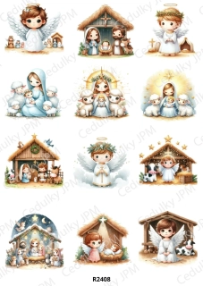 Rýžový a Soft  papír  A4 pro decoupage- R02408