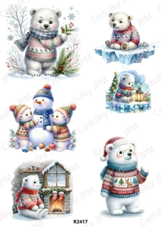 Rýžový a Soft  papír  A4 pro decoupage- R02417
