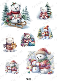 Rýžový a Soft  papír  A4 pro decoupage- R02418