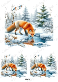 Rýžový a Soft papír A4 pro decoupage- R02451