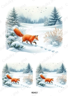 Rýžový a Soft papír A4 pro decoupage- R02452