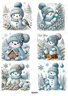 Rýžový a Soft papír A4 pro decoupage- R02459