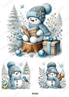 Rýžový a Soft papír A4 pro decoupage- R02466