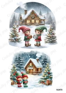 Rýžový a Soft papír A4 pro decoupage- R02473