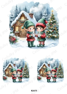 Rýžový a Soft papír A4 pro decoupage- R02475