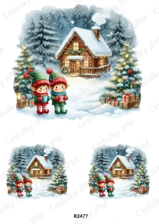 Rýžový a Soft papír A4 pro decoupage- R02477