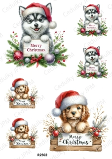 Rýžový a Soft papír A4 pro decoupage- R02502
