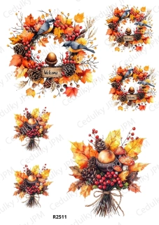 Rýžový a Soft papír A4 pro decoupage- R02511