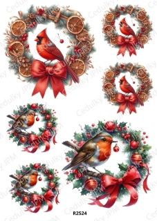 Rýžový a Soft papír A4 pro decoupage- R02524