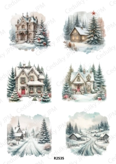 Rýžový a Soft papír A4 pro decoupage- R02535