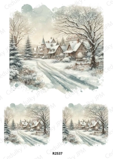 Rýžový a Soft papír A4 pro decoupage- R02537