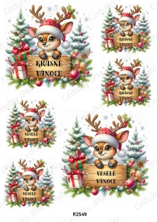 Rýžový a Soft papír A4 pro decoupage- R02549