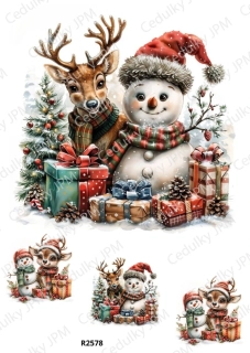 Rýžový a Soft papír A4 pro decoupage- R02578