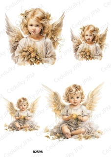 Rýžový a Soft  papír  A4 pro decoupage- R02598