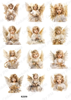 Rýžový a Soft  papír  A4 pro decoupage- R02599