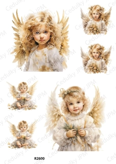 Rýžový a Soft  papír  A4 pro decoupage- R02600