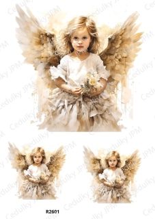 Rýžový a Soft  papír  A4 pro decoupage- R02601