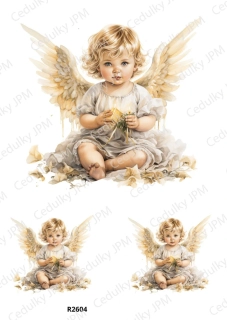 Rýžový a Soft  papír  A4 pro decoupage- R02604