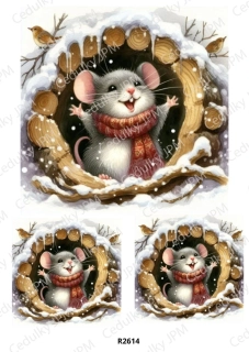 Rýžový a Soft  papír  A4 pro decoupage- R02614