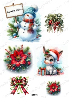 Rýžový a Soft  papír  A4 pro decoupage- R02619