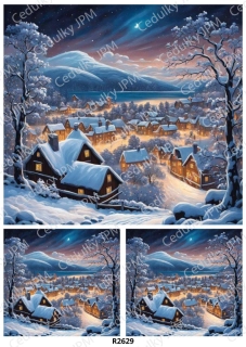 Rýžový a Soft  papír  A4 pro decoupage- R02629
