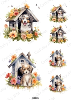 Rýžový a Soft  papír  A4 pro decoupage- R02635